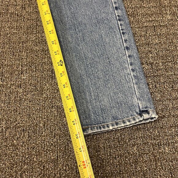 Vintage Guess Jeans Womens Sz 27 (Measures 24) Denim Made USA Light Wash 90s Y2K - Picture 6 of 7